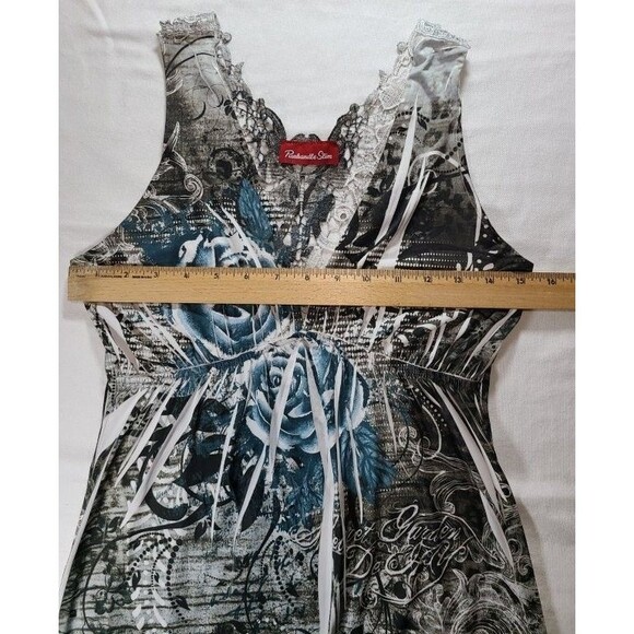 Panhandle Slim Boho Dress | Floral Lace Back | Sleeveless | Size Small - Picture 7 of 7